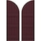 Ekena Millwork Americraft 5-Board (3 Batten) Wood Joined Board-n-Batten Shutters w/ Arch Top, ARW401BQ518X77WRH, PR ARW401BQ518X77WRH - alternate 1